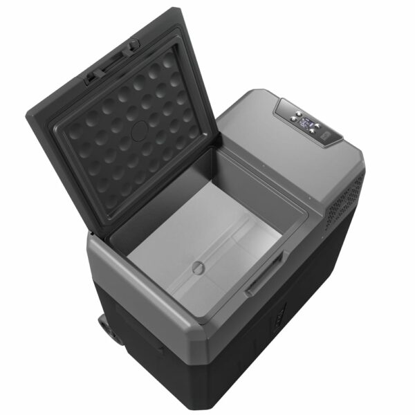 BCX50CARBONopen02 Przenośna lodówka kompresorowa YOLCO BCX50 47L