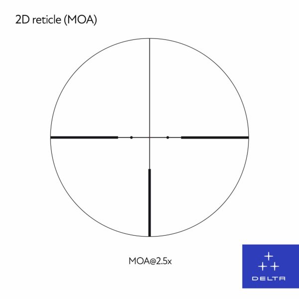 2D Luneta celownicza Delta Titanium HD 2,5-15x56 SF 2D 2023