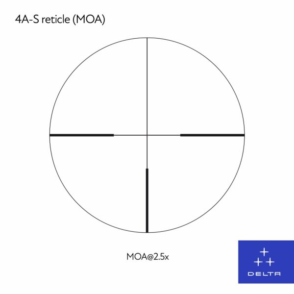 4A_S_reticle_MOA Luneta celownicza Delta Titanium HD 2,5-15x56 SF 4A S 2023