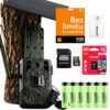 sudecka-ostoja-TOP-HUNT-T6-FOTOPULAPKA-3 Zestaw fotopułapka GSM kamera leśna Tophunt H6 Green, panel solarny, 6x akumulator 18650, karta sd 32 gb, karta sim Orange