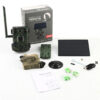 sudecka-ostoja-TOP-HUNT-T6-FOTOPULAPKA-6 Zestaw fotopułapka GSM kamera leśna Tophunt H6 Green, panel solarny, 6x akumulator 18650, karta sd 32 gb, karta sim Orange