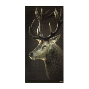 57762.jpg Ręcznik myśliwski 50cm x 100cm (JELEŃ BYK) Nowy wzór